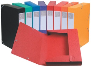 EXACOMPTA Sammelbox Cartobox, DIN A4, 60 mm, farbig sortiert