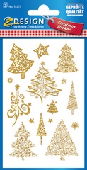 AVERY Zweckform ZDesign Weihnachts-Sticker "Bäume"