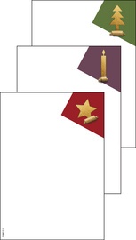 sigel Weihnachts-Motiv-Papier-Set "Cut-out style", A4