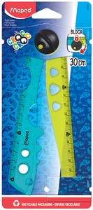 Maped Klapplineal CROC CROC, 150 / 300 mm, Kunststoff