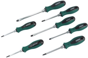 BRÜDER MANNESMANN Schraubendreher-Satz, 7-teilig