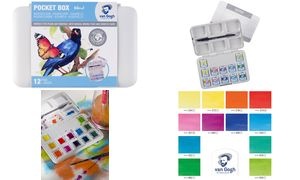 ROYAL TALENS Van Gogh Aquarell-Farbkasten leuchtende Farben