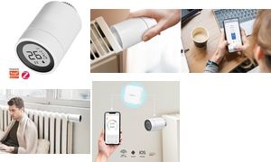 LogiLink Wi-Fi Smart Zigbee Thermostat-Heizkörperventil,weiß