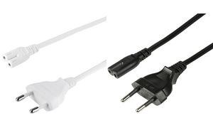 LogiLink Netzkabel, Eurostecker - IEC C7 Kupplung, 1,8 m