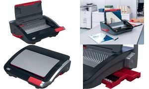 GBC Plastikbindegerät CombBind CB20, schwarz/rot/silber
