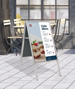 EUROPEL Plakatständer CLASSIC, B1, silber