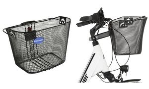 FISCHER Fahrrad-Lenkerkorb mit Schnellbefestigung, schwarz
