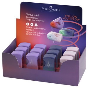 FABER-CASTELL Einfachspitzdose SLEEVE MINI Flow Edition