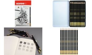 Kores Bleistift "Grafitos Art", 12er Metalletui