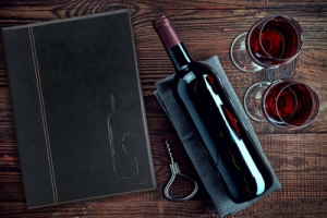 Securit Weinkarte TRENDY, DIN A4, schwarz