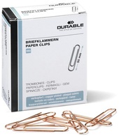 DURABLE Büroklammern, verkupfert, spitz, 32 mm