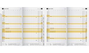 rido idé Kalender-Einlage "M-Planer", Registerschnitt, 2025