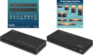 DIGITUS 4K HDMI Video Wall Controller, schwarz