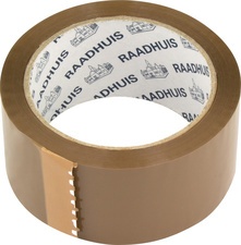 RAADHUIS Verpackungsklebeband, 48 mm x 66 m, PP, transparent