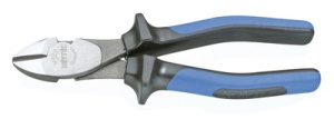 HEYTEC Seitenschneider, blau / schwarz, Länge: 180 mm