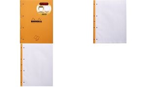 RHODIA Arbeitsblock, DIN A4, franz. Lineatur, 3er Pack