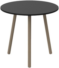 PAPERFLOW Bistrotisch PALOMBA, Durchmesser: 800 mm, schwarz