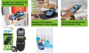 DYMO Hand-Beschriftungsgerät "LetraTag Black LT-100H"