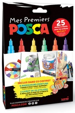 POSCA Pigmentmarker "Mes Premiers POSCA", 6er Set, sortiert