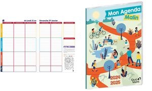 QUO VADIS Agenda scolaire "Mon Agenda Malin", 2024/2025