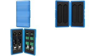 LogiLink Schutzbox für 4x M.2 NGFF/NVMe SSDs, blau