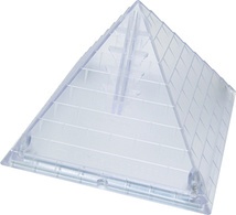 NT Cutter Klingenbehälter Pyramide iCD-400P, transparent