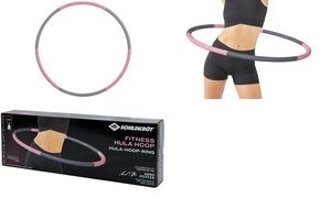 SCHILDKRÖT Fitness-Hoop, 900 mm, grau/rosa