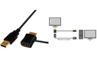 LogiLink HDMI Strom-Einspeiseadapterkabel, schwarz LogiLink HDMI Strom-Einspeiseadapterkabel, schwarz