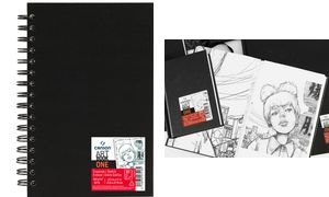 CANSON Skizzenbuch ARTBOOK ONE, 102 x 152 mm, schwarz