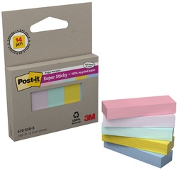 Post-it Super Sticky Page Marker Pastell, 15 x 50 mm