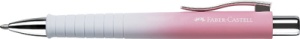 FABER-CASTELL Druckkugelschreiber POLY BALL, weiß / rosa