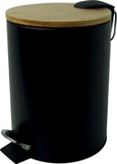 helit Tret-Abfallbehälter "the bamboo", 3 Liter, schwarz