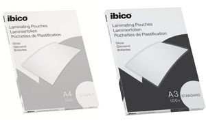 ibico Basics Laminierfolientasche, DIN A3, glänzend, 150 mic