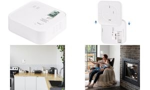 LogiLink Kohlenmonoxidmelder Longlife mit LCD-Display, weiß
