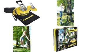 SCHILDKRÖT Slackline, Länge: 15 m, gelb