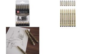 SAKURA Fineliner PIGMA MICRON, 8er Etui, schwarz