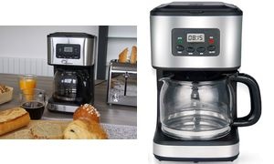 Little balance Kaffeemaschine Café Control, silber / schwarz