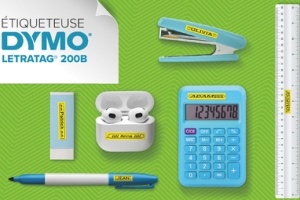 DYMO Tisch-Beschriftungsgerät LetraTag LT 200B, Vorteilspack
