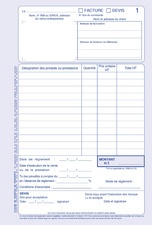 ELVE Manifold Factures / Devis, 50 feuillets, A5, dupli