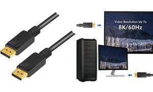 LogiLink DisplayPort 1.4 Anschlusskabel, 5,0 m, schwarz