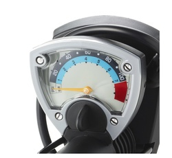 FISCHER Fahrrad-Standpumpe Manometer, für alle Ventile