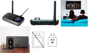 LogiLink Bluetooth 5.0 Audio Receiver & Transmitter, schwarz