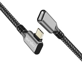 LogiLink USB 3.2 Gen2 Verlängerungskabel, Alu-Gehäuse, 0,5 m