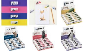 Tombow Kunststoff-Radierer MONO "Chamäleon", 20er Display