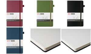 SAKURA Notizbuch, 130 x 210 mm, kariert, indigo dunkel