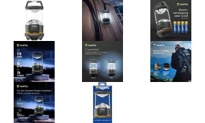 VARTA Campingleuchte / Outdoor-Laterne L10, anthrazit