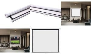 magnetoplan Rollo-Leinwand, (B)2.200 x (H)2.200 mm, 1:1