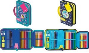 Maped Schüleretui Tropical, aus Polyester, türkis / pink