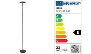 MAUL LED-Stehleuchte MAULsphere, mattschwarz