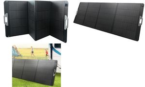 LogiLink Solarpanel, 200 Watt, faltbar, schwarz